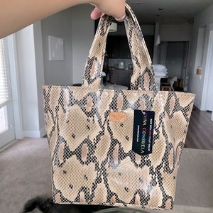 NWT Consuela Mini Bag — Tan Snake Skin